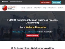 Tablet Screenshot of outsourcenigeria.com